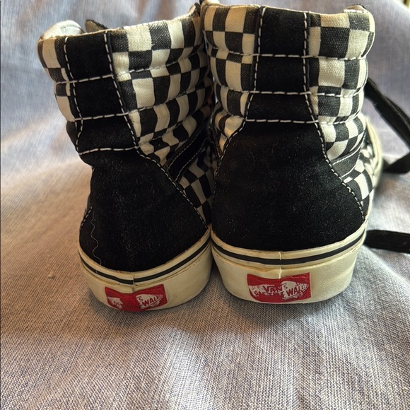 Vans Black and White High-Top Sneakers - Picture 5 of 12